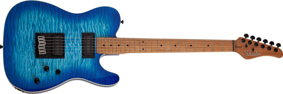 Schecter PT Pro Series Transparent Blue Burst