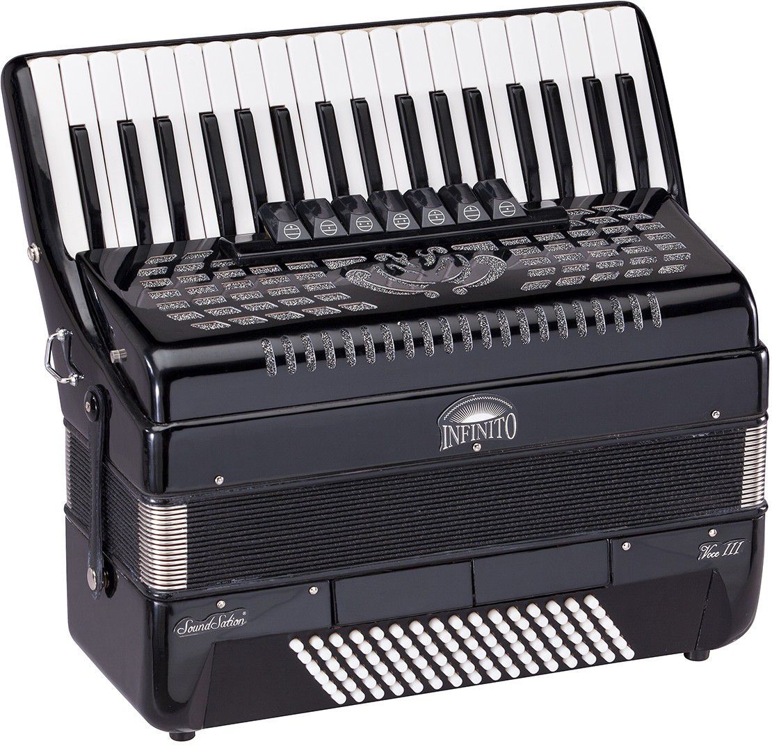 Grit heap Monica Acordeon 96 basi + Husa Transport si Curele - Infinito VOCE III 3796-BK - Music and More Grit heap Monica Acordeon 96 basi + Husa Transport si Curele - Infinito VOCE III 3796-BK - Music and More